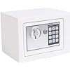 Digital Electronic Safe Locker/Box for Home and Office for Jewellery Money Valuables (Light Grey)